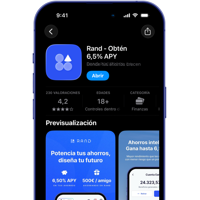 Rand app en App Store